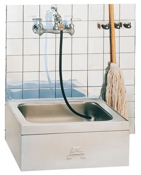 Advance Tabco 21 X 25 X 10 Stainless Steel Mop Sink 6 Bowl Depth