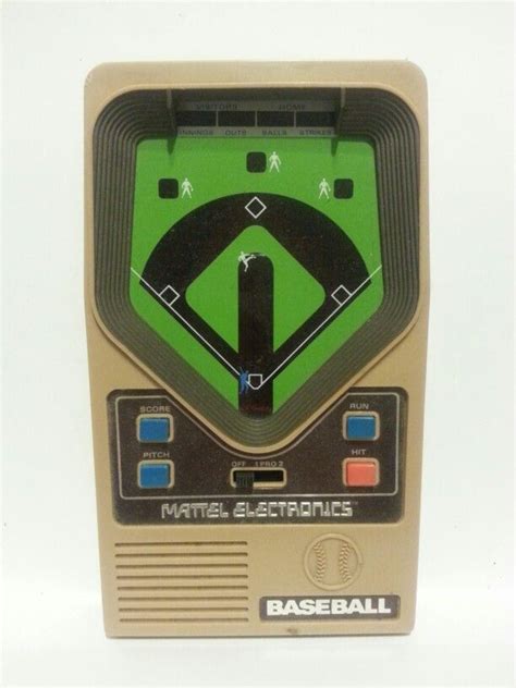 Vintage Handheld Baseball Game