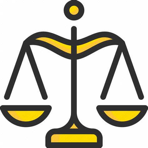 Justice Law Scale Icon Download On Iconfinder