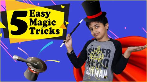 5 Easy Magic Tricks Kids Can Do सबसे आसान जादू सीखे 5 Min में