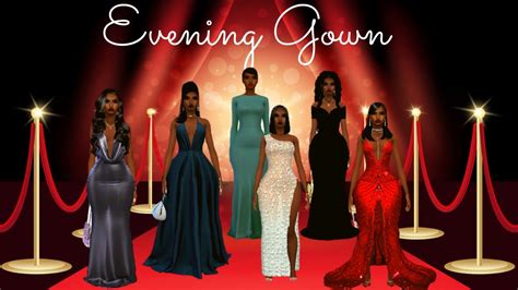 Evening Gown Lookbook Cc Links Sims 4 Youtube
