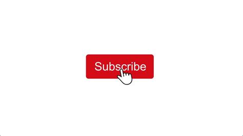 Youtube Subscribe Click Button Animation Notify Bell Like Share