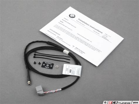 Just plug the device into auxiliary input converter plug and play installation 3.5mm audio phone jack quality sound with direct connection. 82110149389 BMW E46 Aux Input Cable Retrofit Kit (82-11-0-149-389)