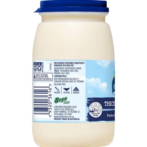 Dairy Farmers Thickened Cream 300ml Woolworths