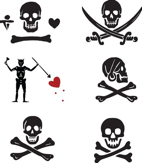 Famous Pirates Flag Symbols Etsy