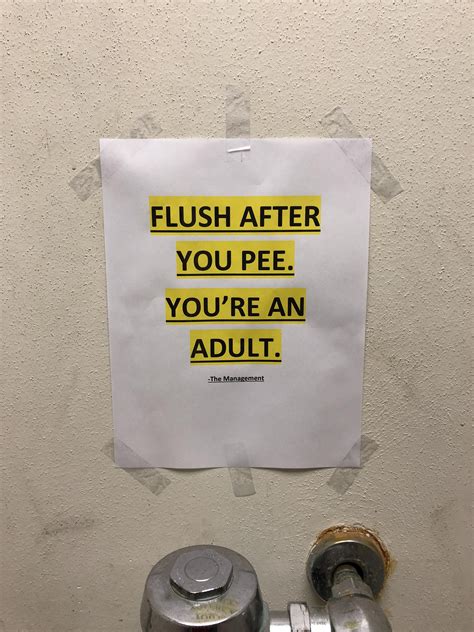since we seem to be doing pee signs here s the one from my shop r trashy