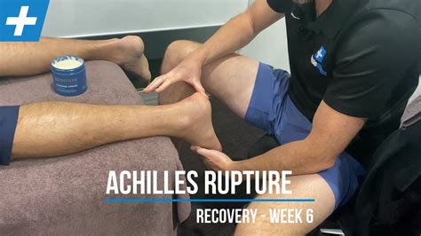 Achilles Tendon Rupture Recovery At Week 6 Tim Keeley Physio Rehab Youtube