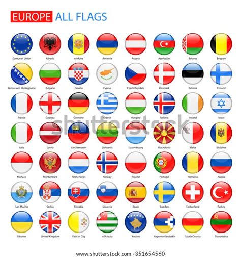 Check spelling or type a new query. Glossy Round Flags Europe Full Vector Stock Vector ...