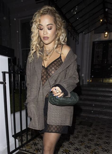Rita Ora Showed Her Tits Without A Bra In The Recording Studio Photos The Fappening