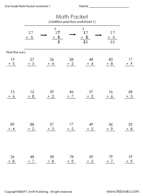 16 Printable Math Packets In 2020 2nd Grade Math Worksheets Math Math