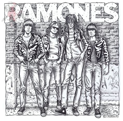 Ramones 1st Album Cover In Len Callo S Cdrecordposter Art Comic Art