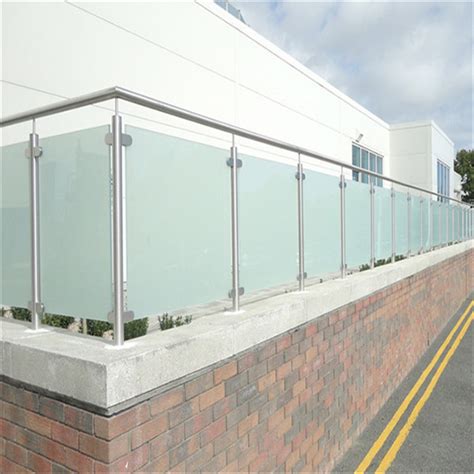 There are also through glass glue to fix, sealing is better. Best selling stainless steel balsuter frosted glass ...