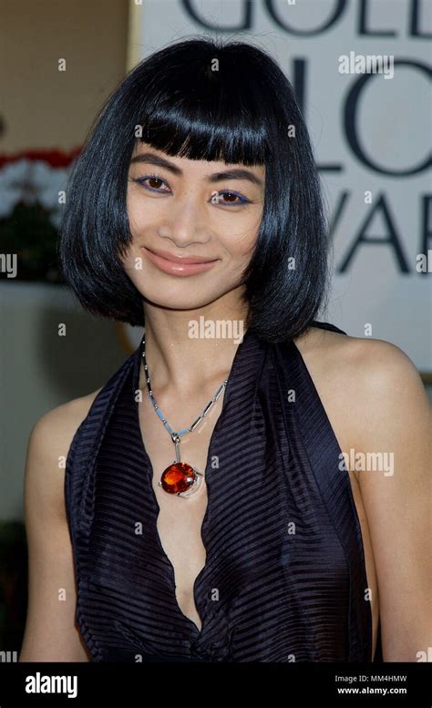 Bai Ling Arrives At The 59th Annual Golden Globe Awards Held At The