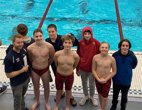 White Hawks Boys Swim Team Takes Maroon And Gold By Storm