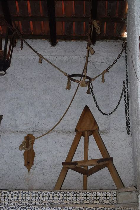 The brutal 'Judas Cradle' torture device used to extract confessions