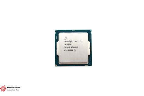 หน้าที่ 1 Intel Core I3 6100 Processor Review Review