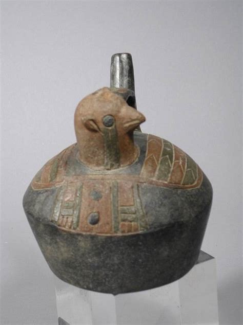 Peru Official Archaeological Replica Of Nasca Elongated Trophy Head