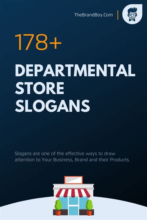 Catchy Departmental Store Slogans And Taglines Generator Guide Hot