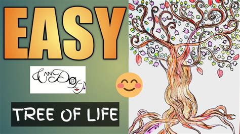 How To Draw Tree Of Life Step By Step For Beginners YouTube