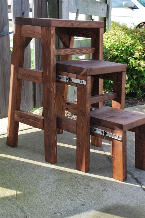 Ana White | Pull-out step stool - DIY Projects First download the printable plans, which include a detailed cut list and instructions for pocket hole placement.