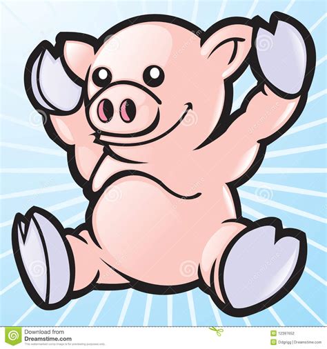 Cartoon Pig Stock Vector Illustration Of Pork Bacon
