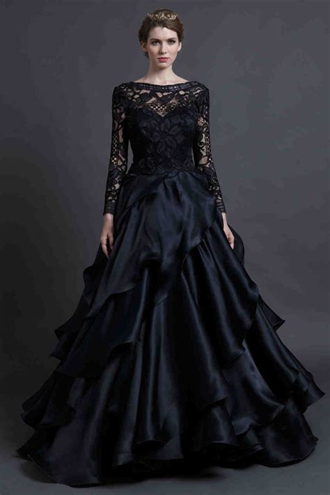 Chic Black Wedding Dresses For The Edgy Bride Vestidos De Novia