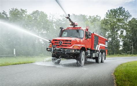 Download Wallpapers Mercedes Benz Zetros Fire Truck 6x6 Special