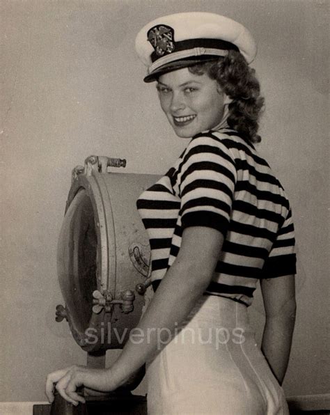 Orig Irish Mccalla Sexy Sailor Girl Miss Navy Pin Up Portrait By Bernard Silverpinups