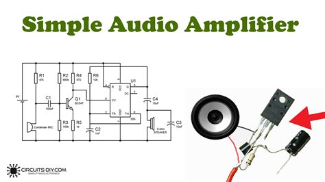 Simple Audio Amplifier Using 555 Timer Ic