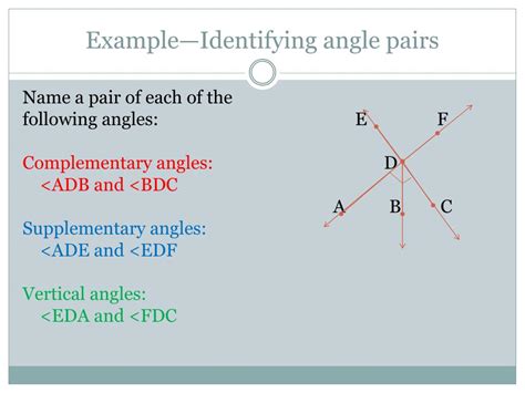 Ppt Pairs Of Angles Powerpoint Presentation Free Download Id6072655
