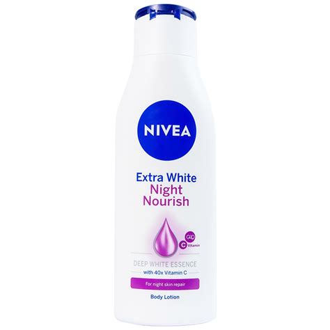Sữa Dưỡng Thể Nivea Extra White Night Nourish Giúp Da Phục Hồi Khi Ngủ