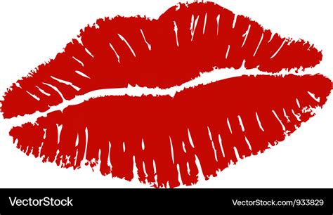 Lips Kiss Logo Vector