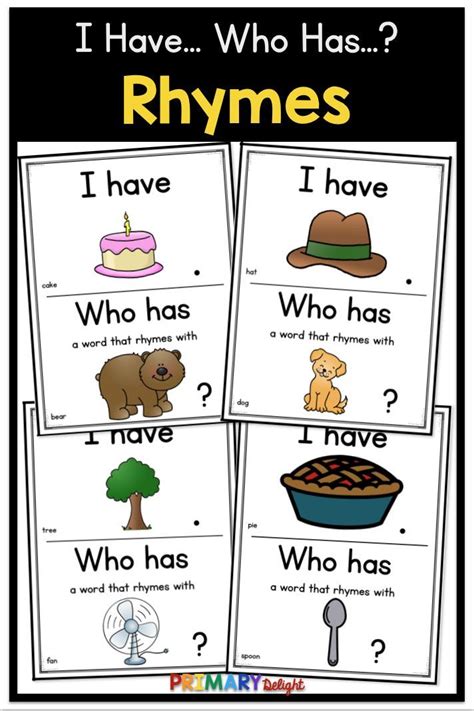Maybe you would like to learn more about one of these? A quick and fun rhyme game for kindergarten and preschool ...