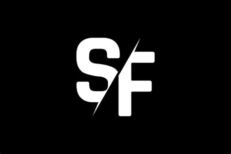 Monogram Sf Logo Design Graphic By Greenlines Studios · Creative Fabrica