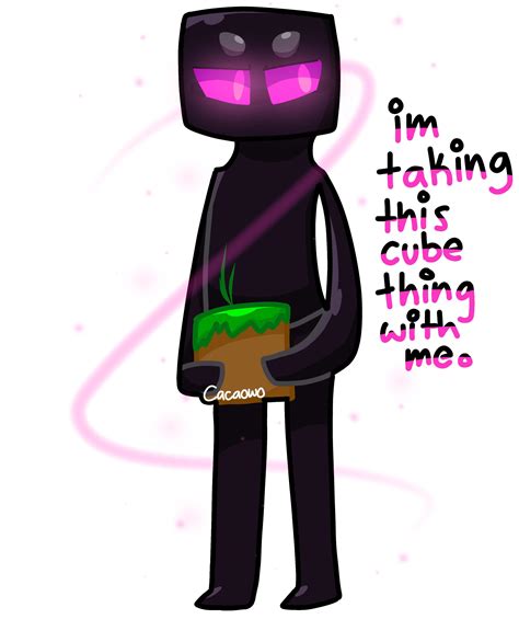 i remember someone commenting that i should draw an enderman, so i made a quick thing :D : Minecraft