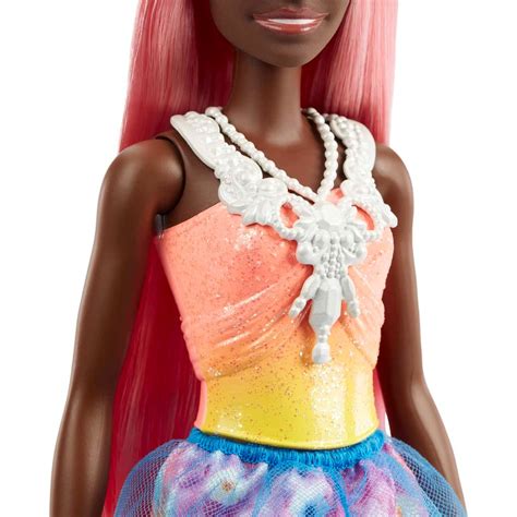 barbie dreamtopia princess doll light pink hair
