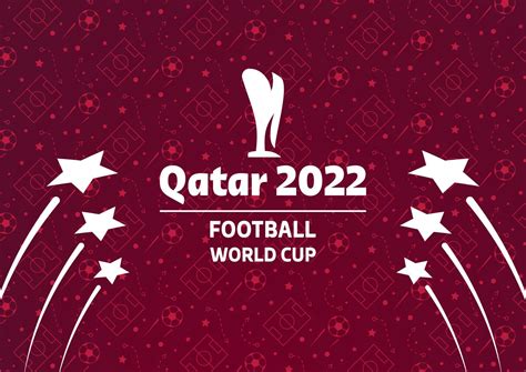 Qatar Cup World 2022 Abstract Soccer Background World Cup Banner