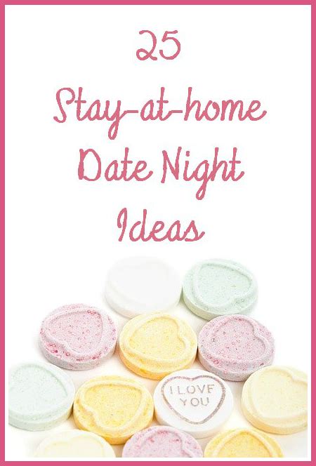 Finding time for date night with your spouse can be. 25 Stay-At-Home Date Night Ideas - Imperfect Homemaker