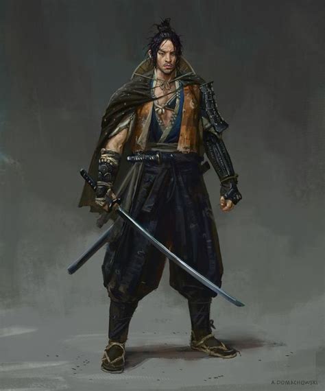 Ronin Allied Faction Samurai Art Samurai Concept Dungeons And