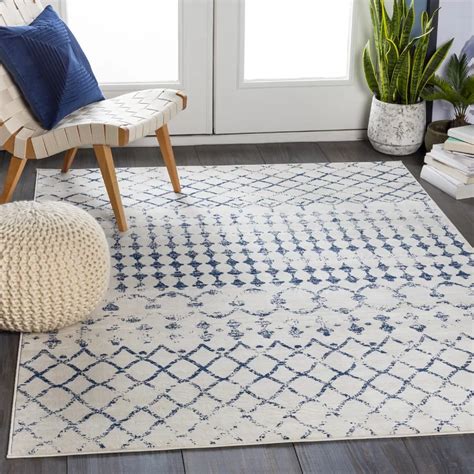 Blue White Gray Area Rug Area Rugs Home Decoration