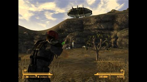 Fallout New Vegas Alien Blaster And Spaceship Location Youtube