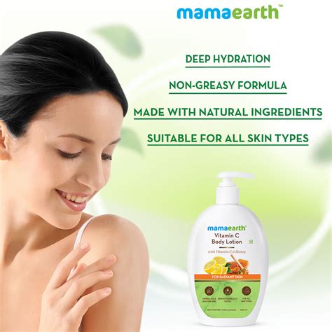 Buy Mamaearth Vitamin C Body Lotion With Vitamin C And Honey For Radiant