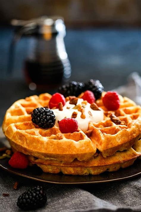 Yogurt Waffles Breakfast Recipes Easy Waffles Bakery Recipes