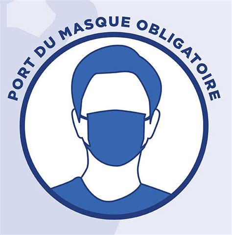 « je porte le masque. Port du masque obligatoire aux abords des gares et des ...