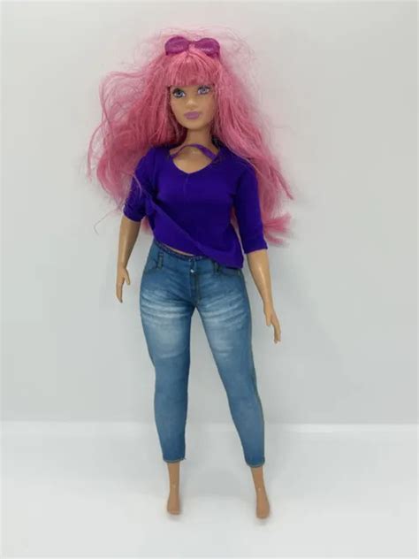 BARBIE DREAMHOUSE ADVENTURES Daisy Doll Pink Hair Curvy 12 5 Doll 15