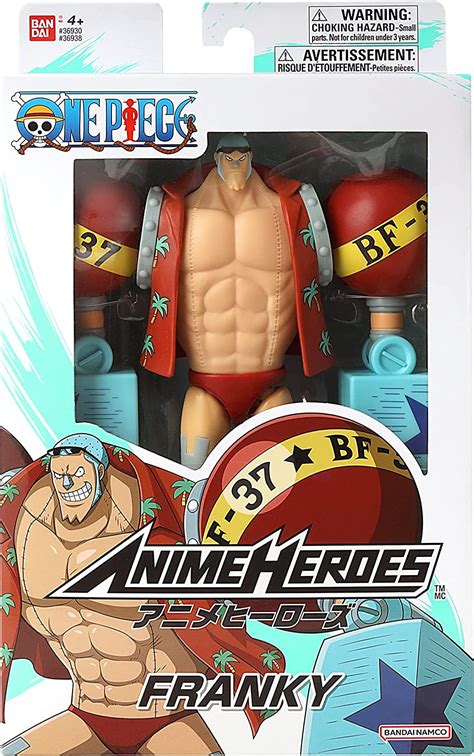 Anime Heroes One Piece Figures Franky Action Figure 17cm Articulated