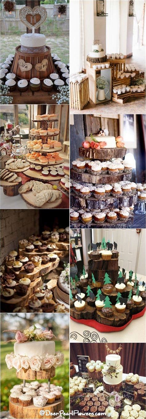 25 Amazing Rustic Wedding Cupcakes And Stands With Images Wedding