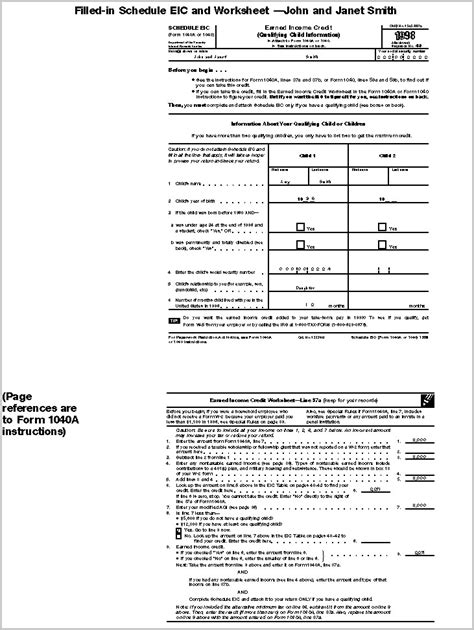 1040ez Earned Income Credit Worksheet Worksheet Resume Examples
