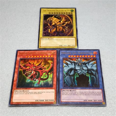Yugioh Egyptian God Cards And Their Artworks Gamobo 42 Off