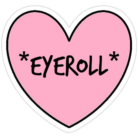 Eyeroll Stickers By Taylormedd16 Redbubble